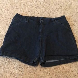 Dark Blue Jean Shorts